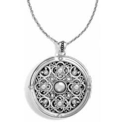 Vita Long Locket Necklace -Brighton Store vita long locket necklace silver 2 db35a7a0 4c12 4dbc bc9a 97e0c058da25