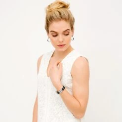 Wiltern Post Hoop Earrings 5 Wiltern Post Hoop Earrings -Brighton Store wiltern post hoop earrings black silver 1 5f8de0b0 adbb 4d55 945c e12d6f622a37